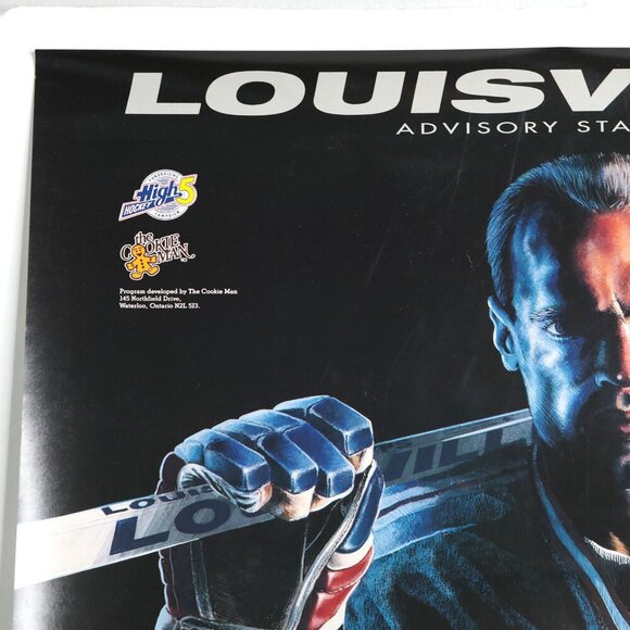 1992 NHL Mark Messier NY Rangers Louisville Poster MVP Hockey The Moose Retro - Picture 4 of 4